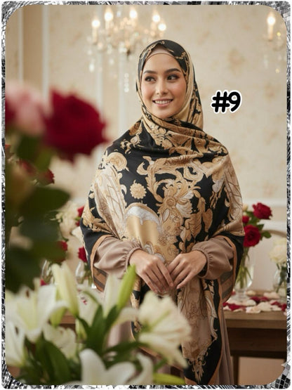 Exclusive Shawl Satin Printed (SHL_0226/047)