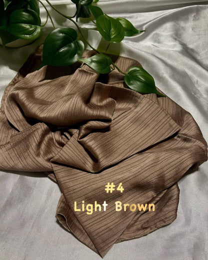 Shawl Satin Stripes Ammara - Effortless Elegance in Luxurious Design (SHWL-1060) (#MM)