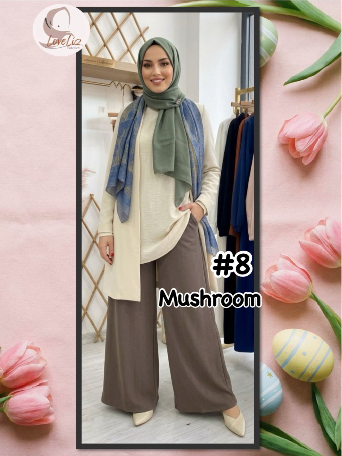 Elegant High-Waist Palazzo Pants (PLZ_0426/001) (#KNG)
