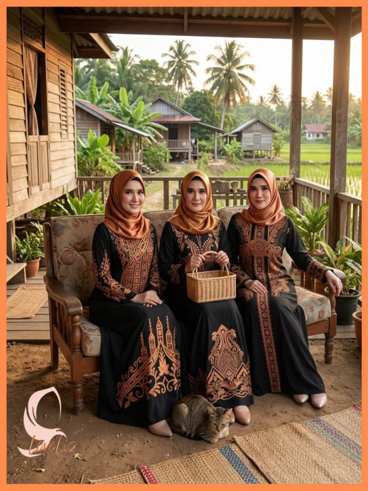 Long Dress Lowo Hitam (LODR_1026/013) (#NAYLOWO)