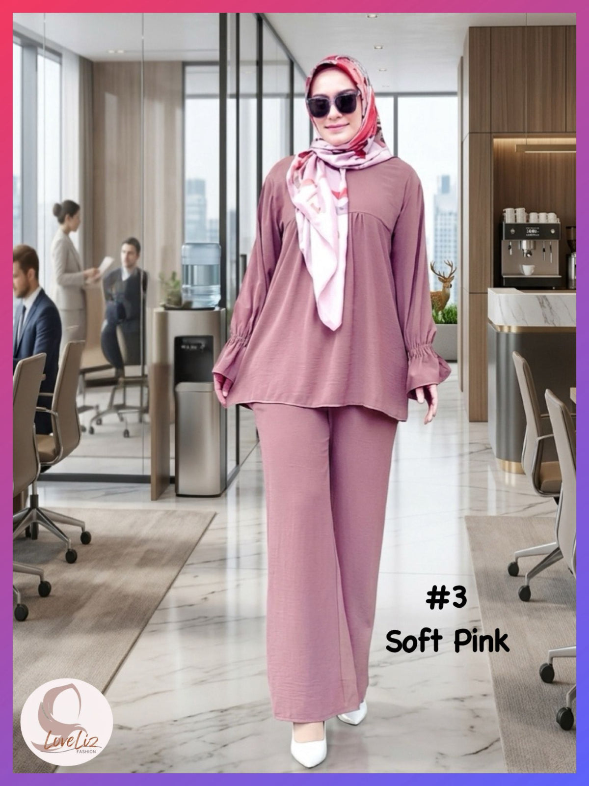 Chey Crepe Pants Suits (PANTS_0426/011) (#P59A)