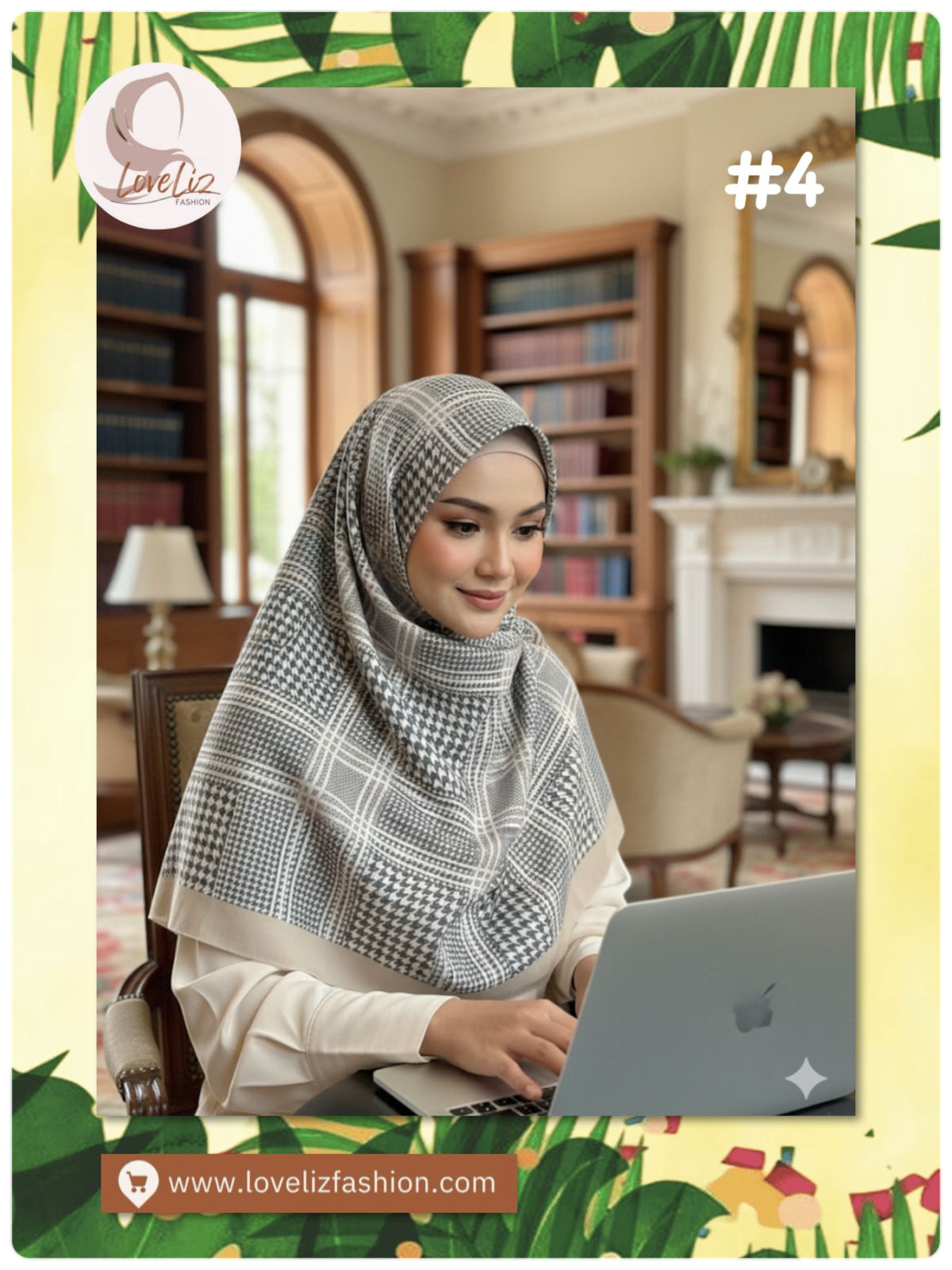 Shawl Premium Chiffon Korean Babyseam (SHWL-1063) (#MM)