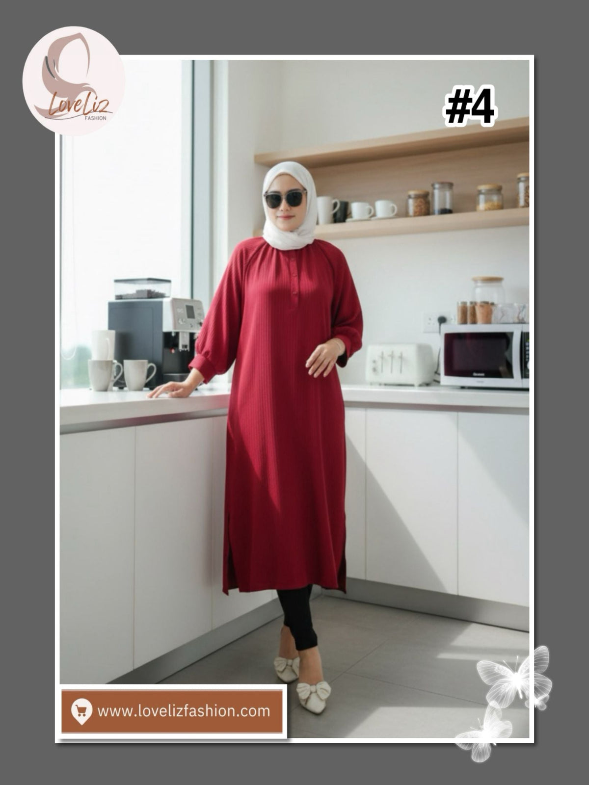 TOP Plain Blouse (BLSE-1023) (#KNGP13)