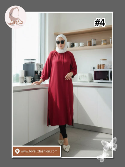 TOP Plain Blouse (BLSE-1023) (#KNGP13)