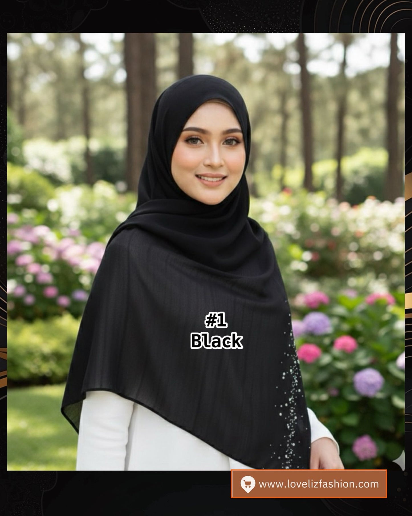 Shawl Chiffon Pleated Crush (SHL_0326/044)