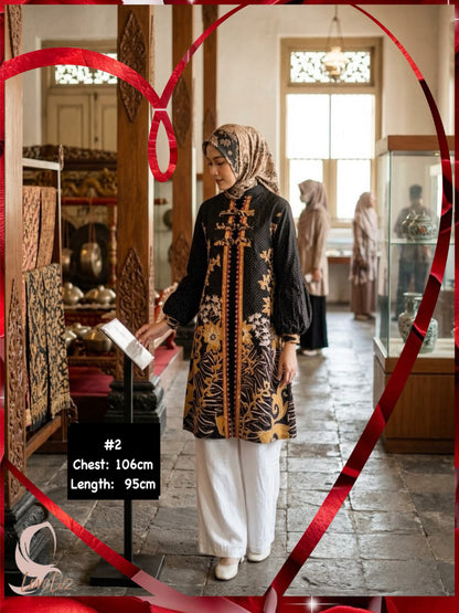 Assorted Batik Tunic Dresses (BADR(T)_1026/001) (#PE)