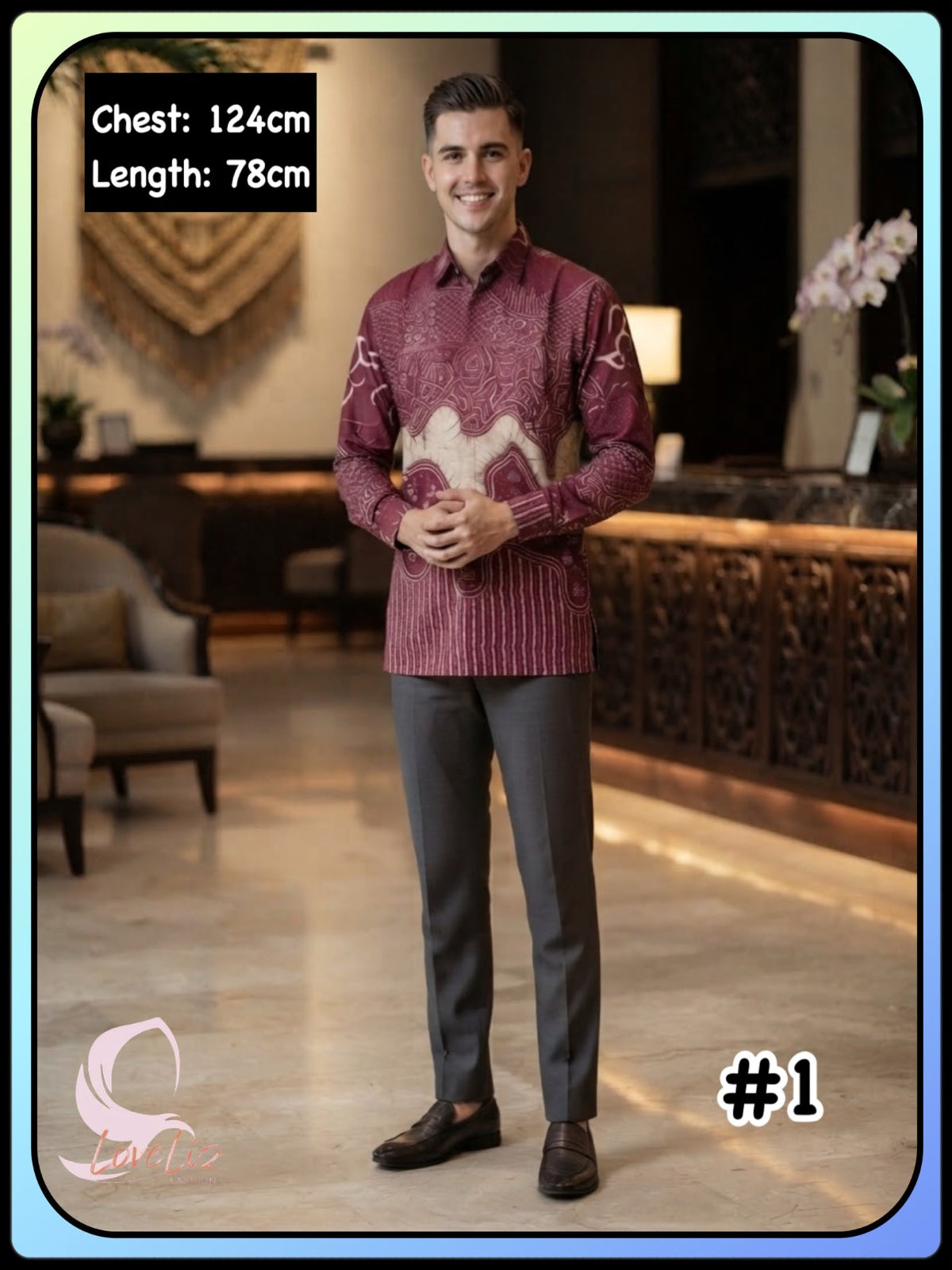 Batik Long Sleeves Shirts - (BTLS_1026/005) (#ANI)