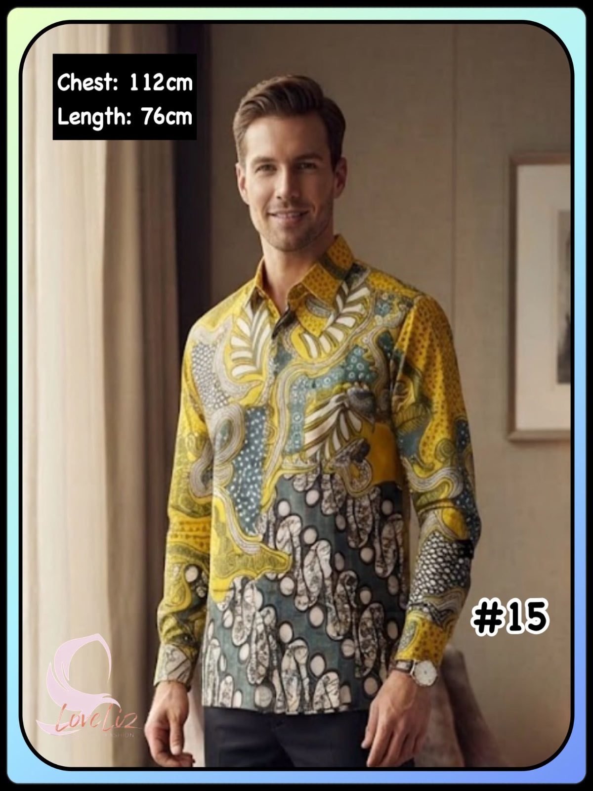 Batik Long Sleeves Shirts - (BTLS_1026/005) (#ANI)