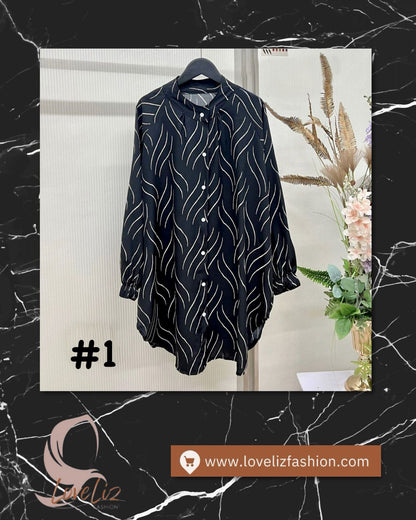Top Printed Blouse (BLS_0626/025) (#J50KNG)