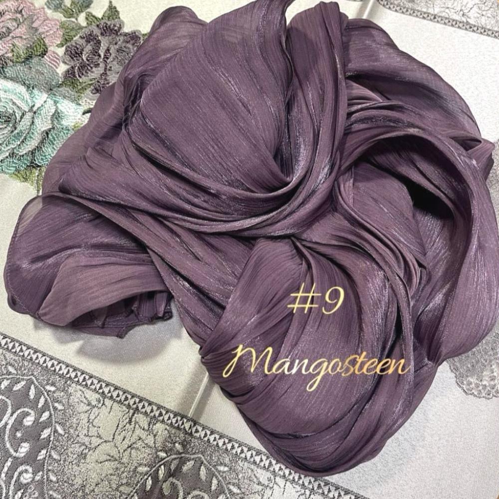 Shawl Shimmering Wideshawls Mangosteen model 9