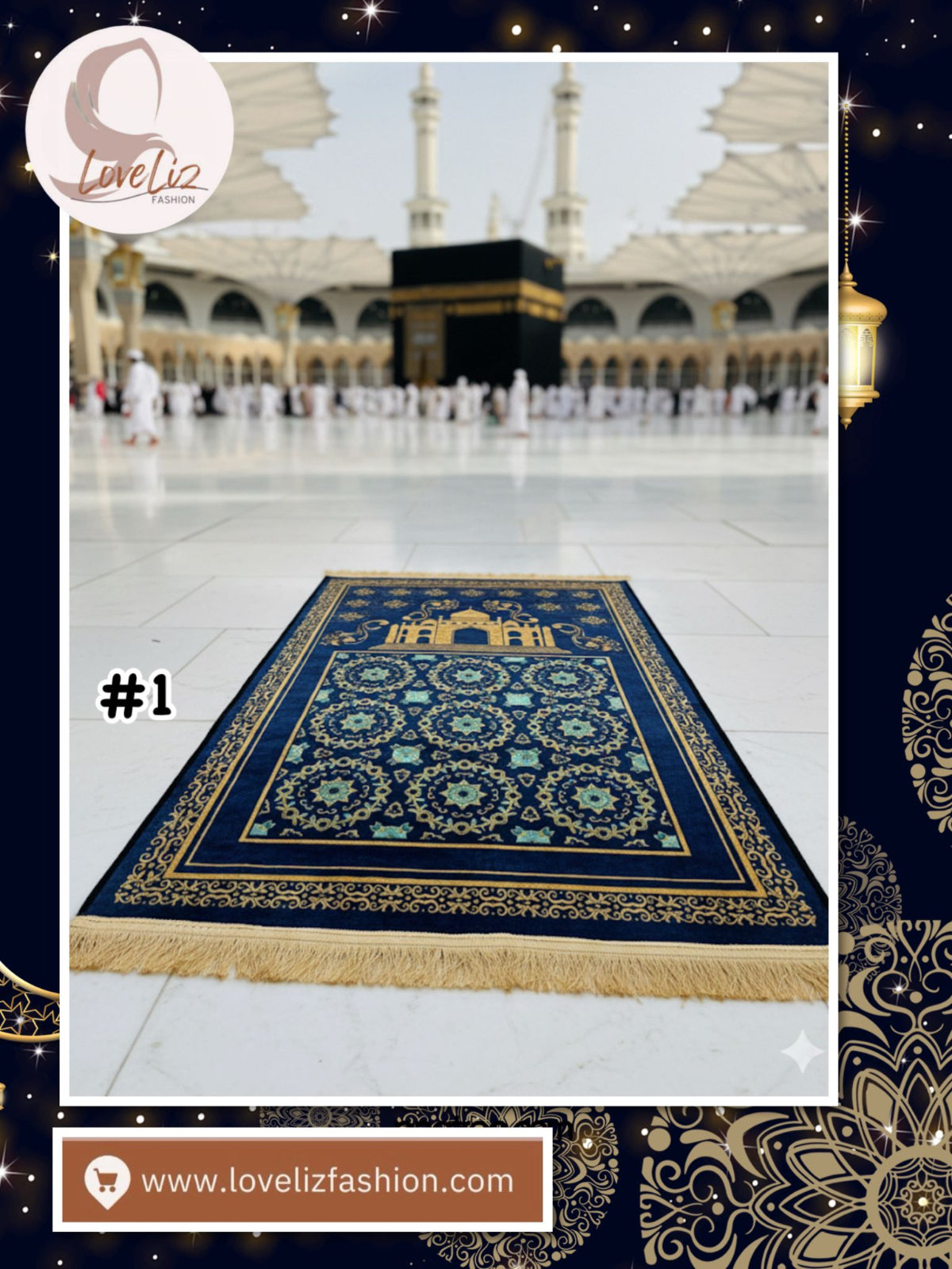 Turkish Sejadah Praying Mat (SJDH-1004) (#ZCS)
