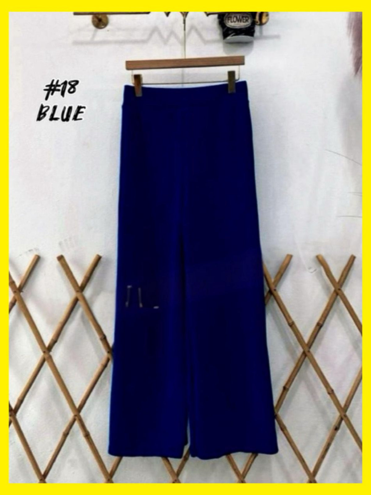 Elegant High- Waist Palazzo Pants (PLZO- 1001) (#KNG) – Ultimate Comfort and Style