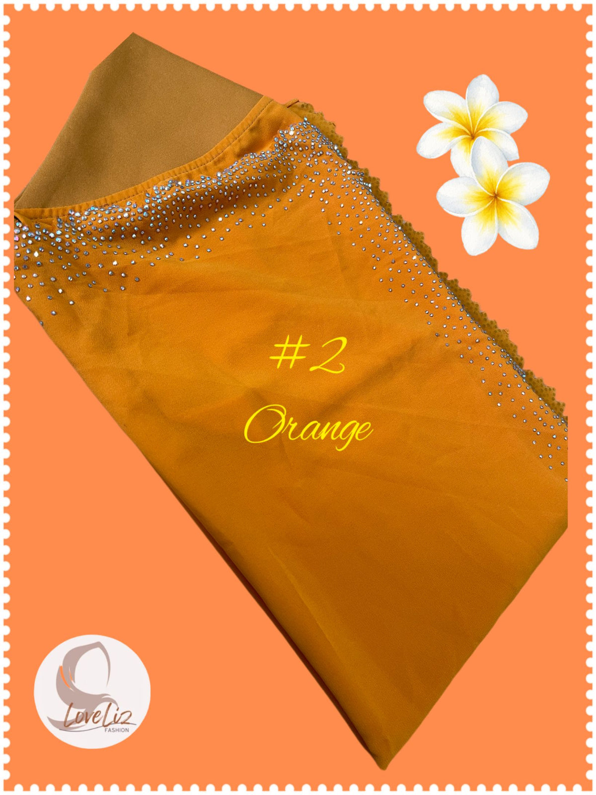 Instant Hijab Awning with Diamente (ISHL_0826/029)