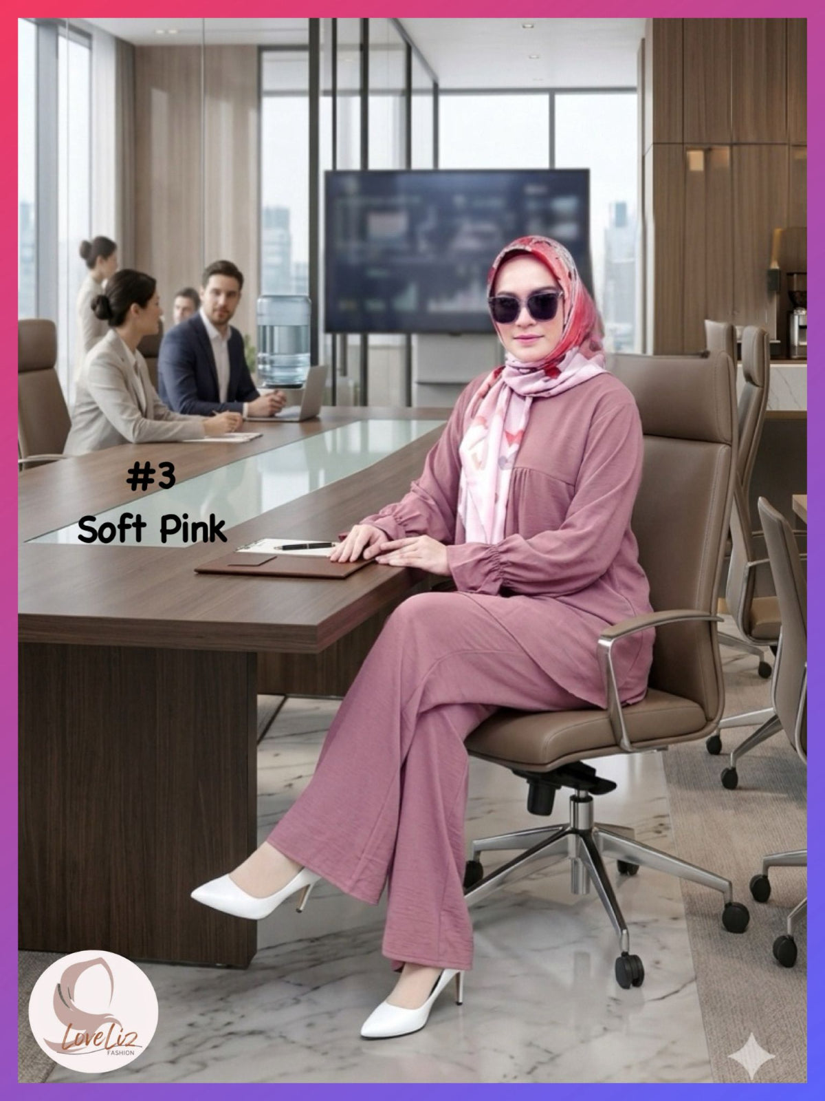 Chey Crepe Pants Suits (PANTS_0426/011) (#P59A)