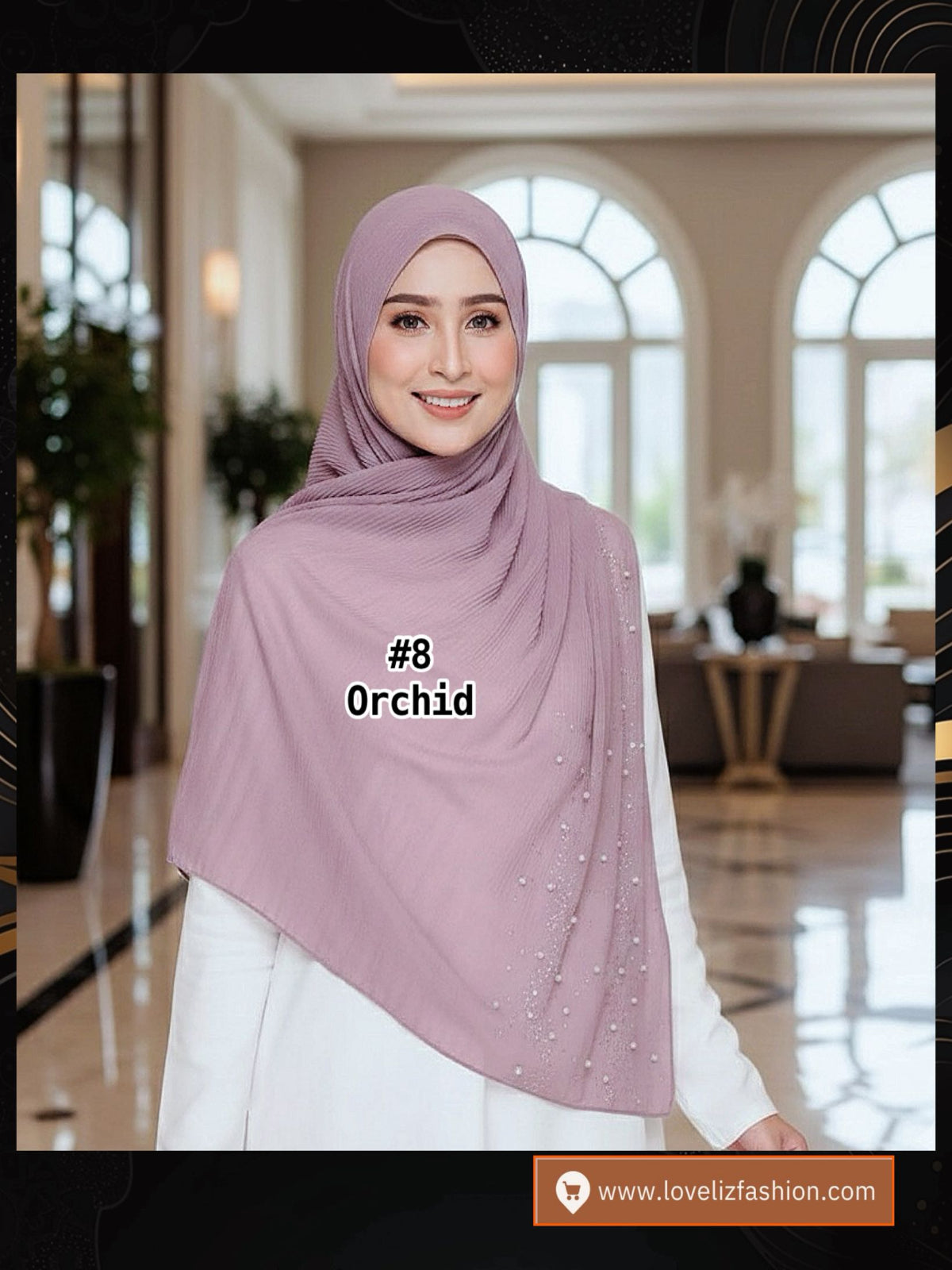 Shawl Chiffon Pleated Crush (SHL_0326/044)