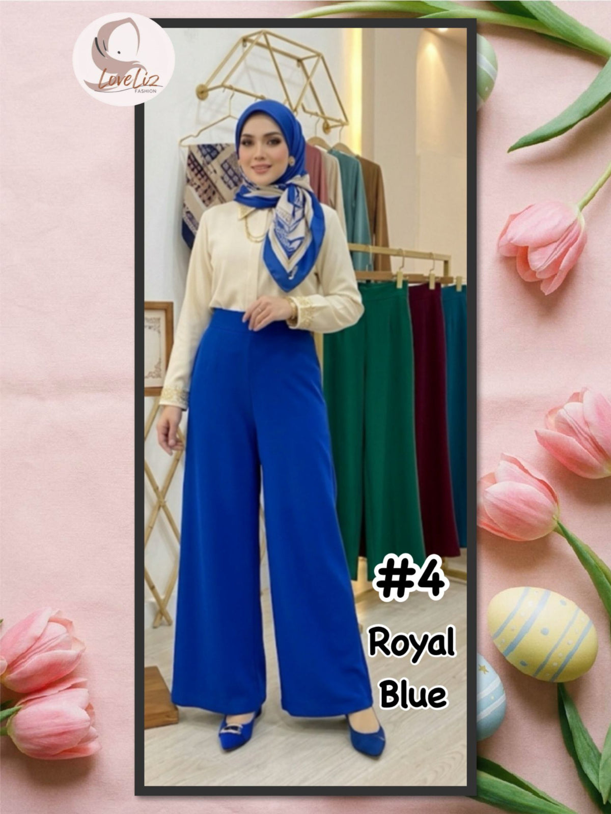 Elegant High-Waist Palazzo Pants (PLZ_0426/001) (#KNG)