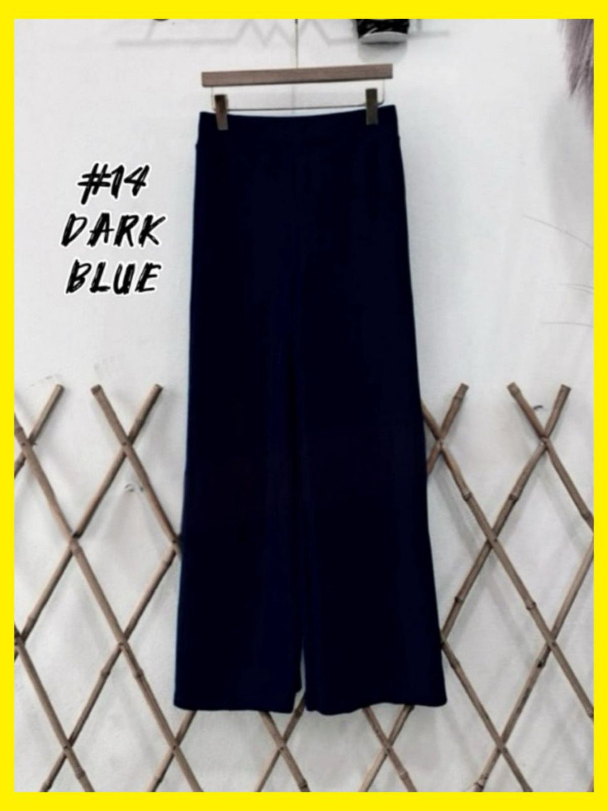 Elegant High- Waist Palazzo Pants (PLZO- 1001) (#KNG) – Ultimate Comfort and Style