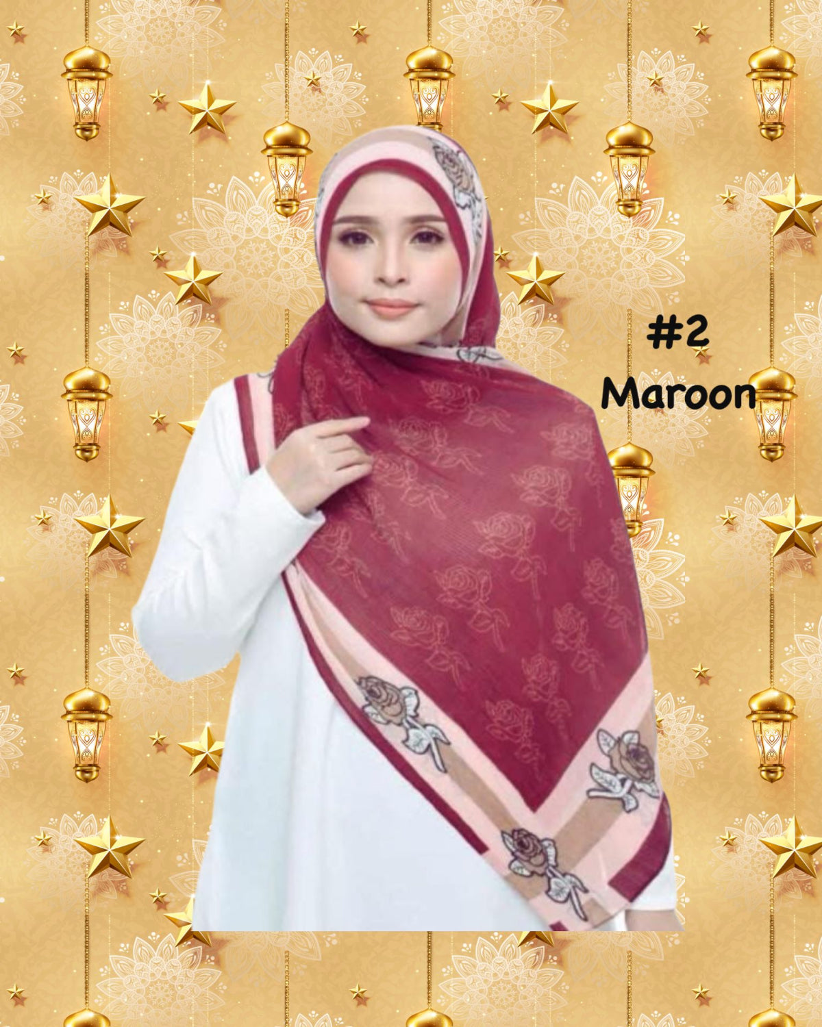 Shawl Maira Crush- Luxurious Texture (SHWL- 1026)