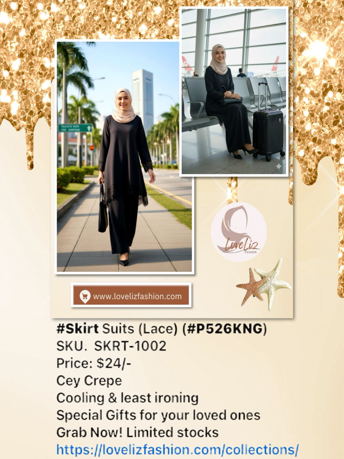 Skirt Suits Lace (SKT_0426/002) (#526KNG)