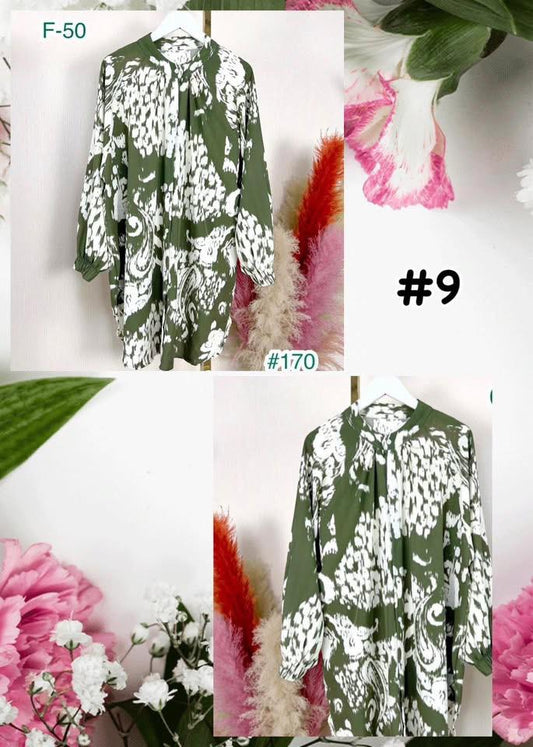 Top Printed Blouse (#J50KNG) series 9