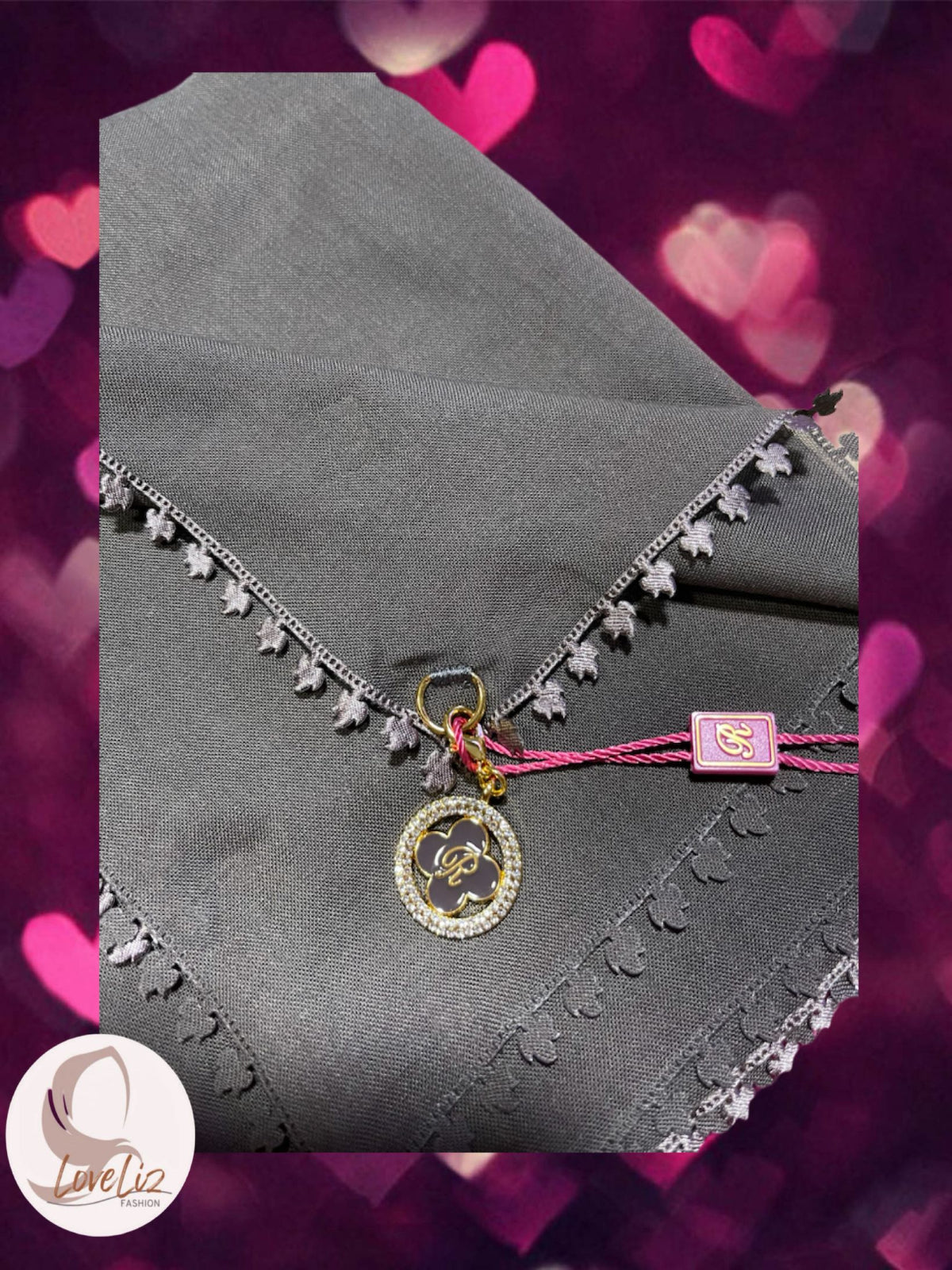 Premium Cotton Bawal with Crochet Lace & Charm (BWL_0226/002)