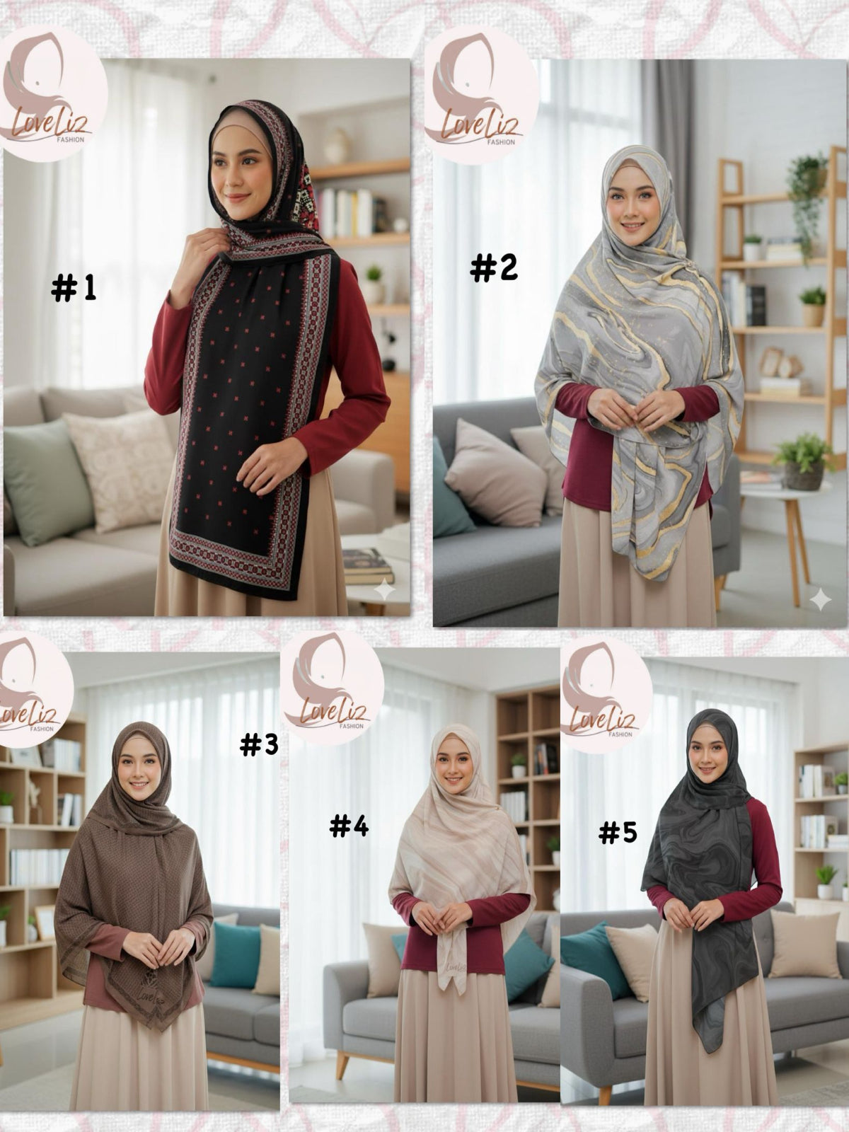 Shawl Heavy Chiffon LLF (LLF/SHWL- 1001) (#LLF)