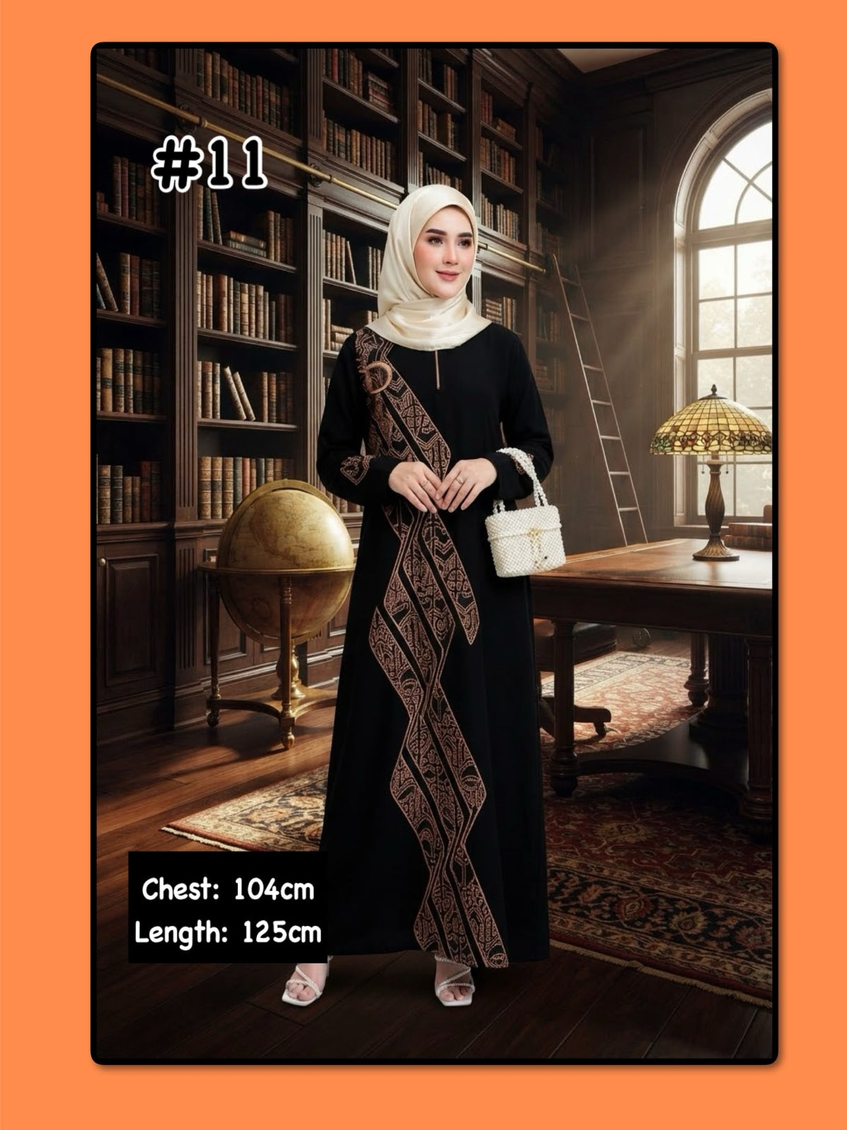 Long Dress Lowo Hitam (LODR_1026/013) (#NAYLOWO)