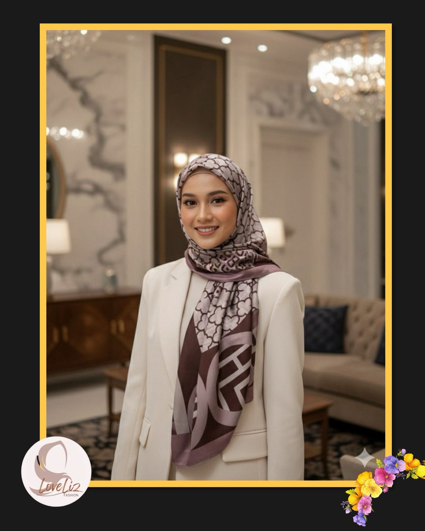 Exclusive Shawl Satin Printed (SHL_0226/047)