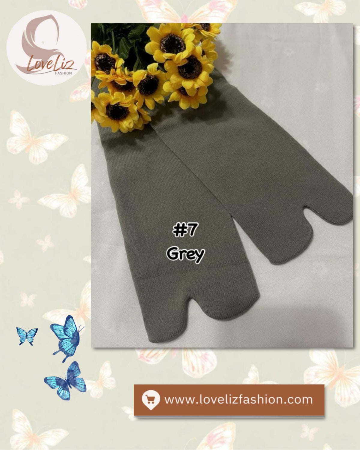 Assorted Aurat Colorful Split Toe Socks (LGSK- 1005)