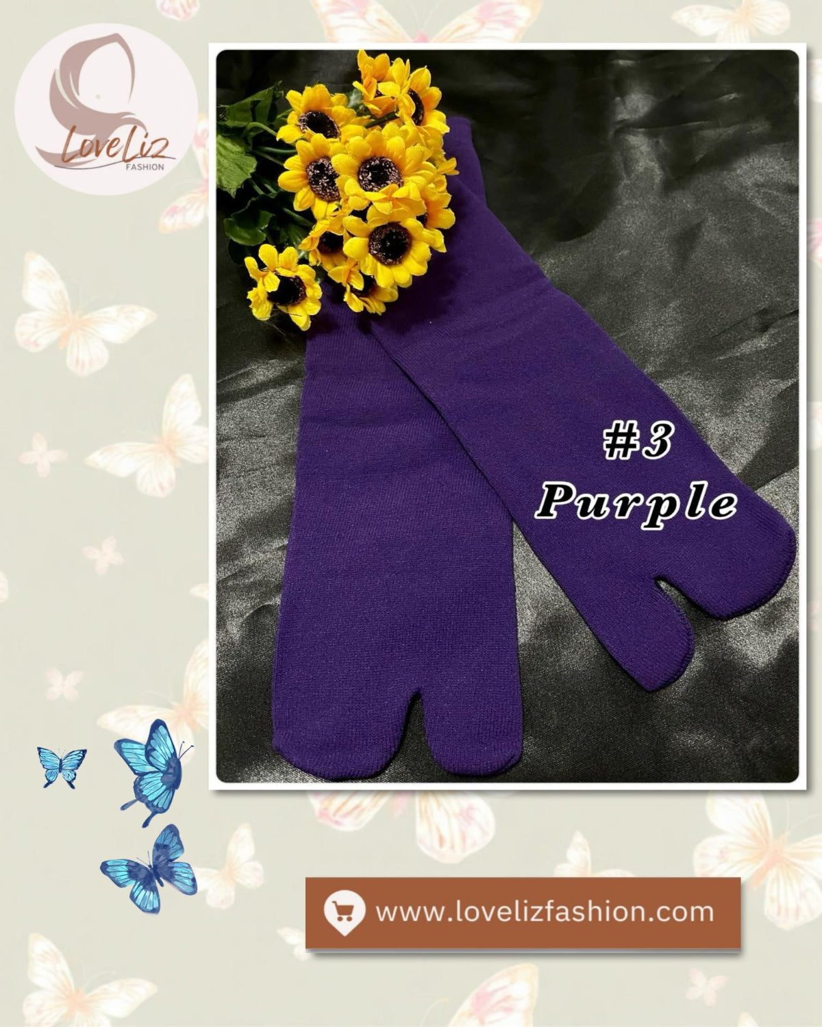 Assorted Aurat Colorful Split Toe Socks (LGSK- 1005)