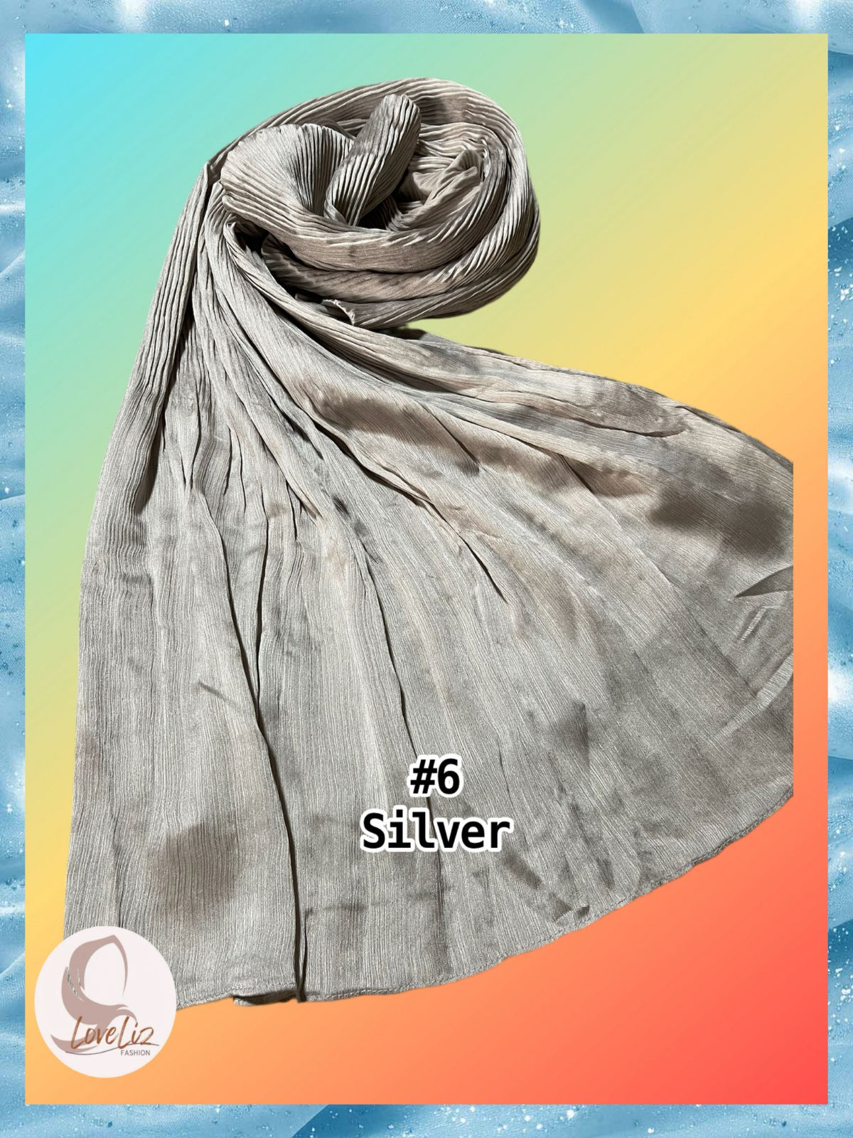 Shawl Muna Half Pleated (SHL_0326/042(A))