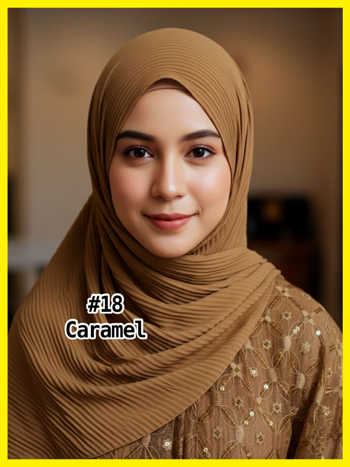 Shawl Chiffon Pleated Lace (SHL_0326/037)