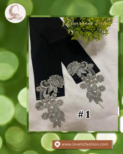 Floral Embroidery Ring Handsocks (HNSK- 1010)