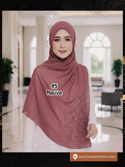 Shawl Chiffon Pleated Crush (SHL_0326/044)