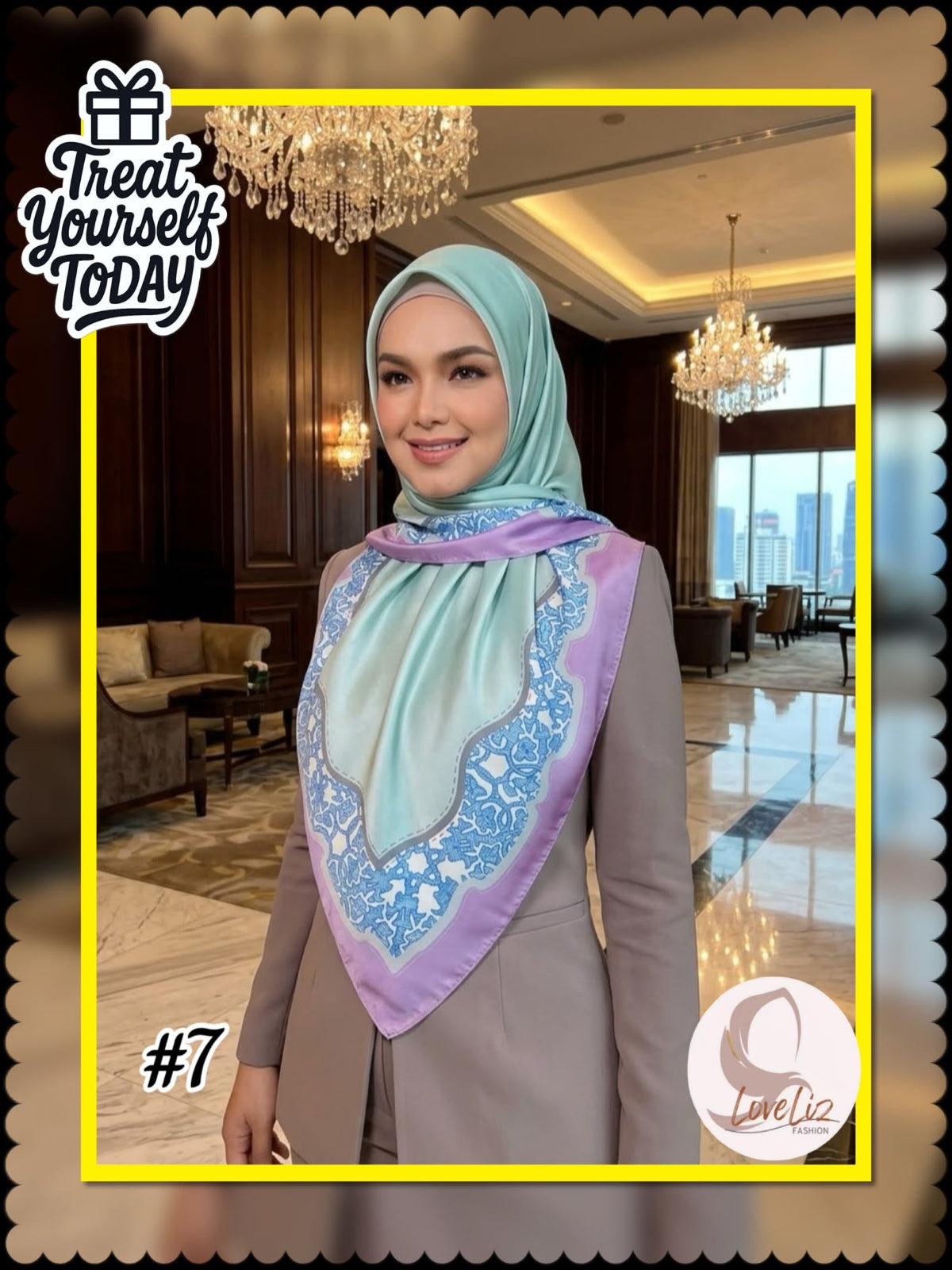 Bawal Siti Nurhaliza Signature (BWL_1026/024) (🦋 3 pcs for $30/-🦋 🔥 5 pcs for$40/-🔥)