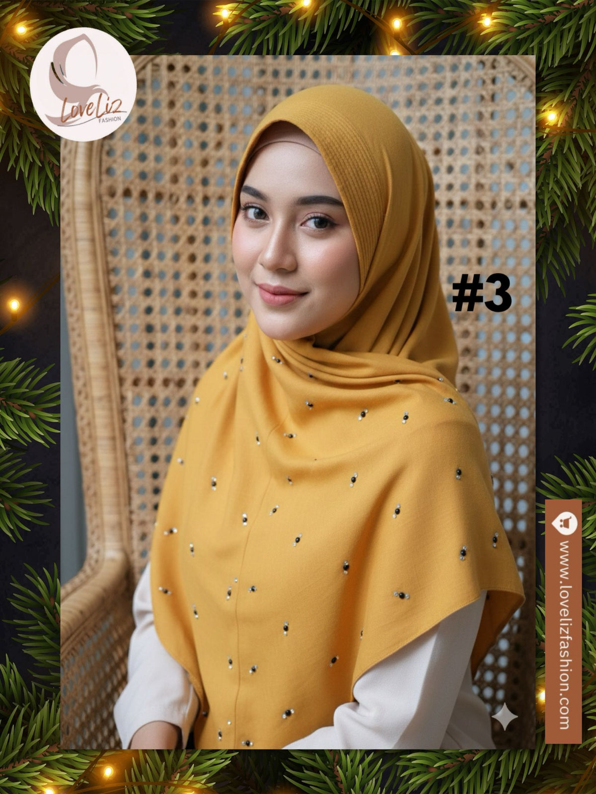 Cotton Bawal with Diamante Pattern (BWL_0126/009)