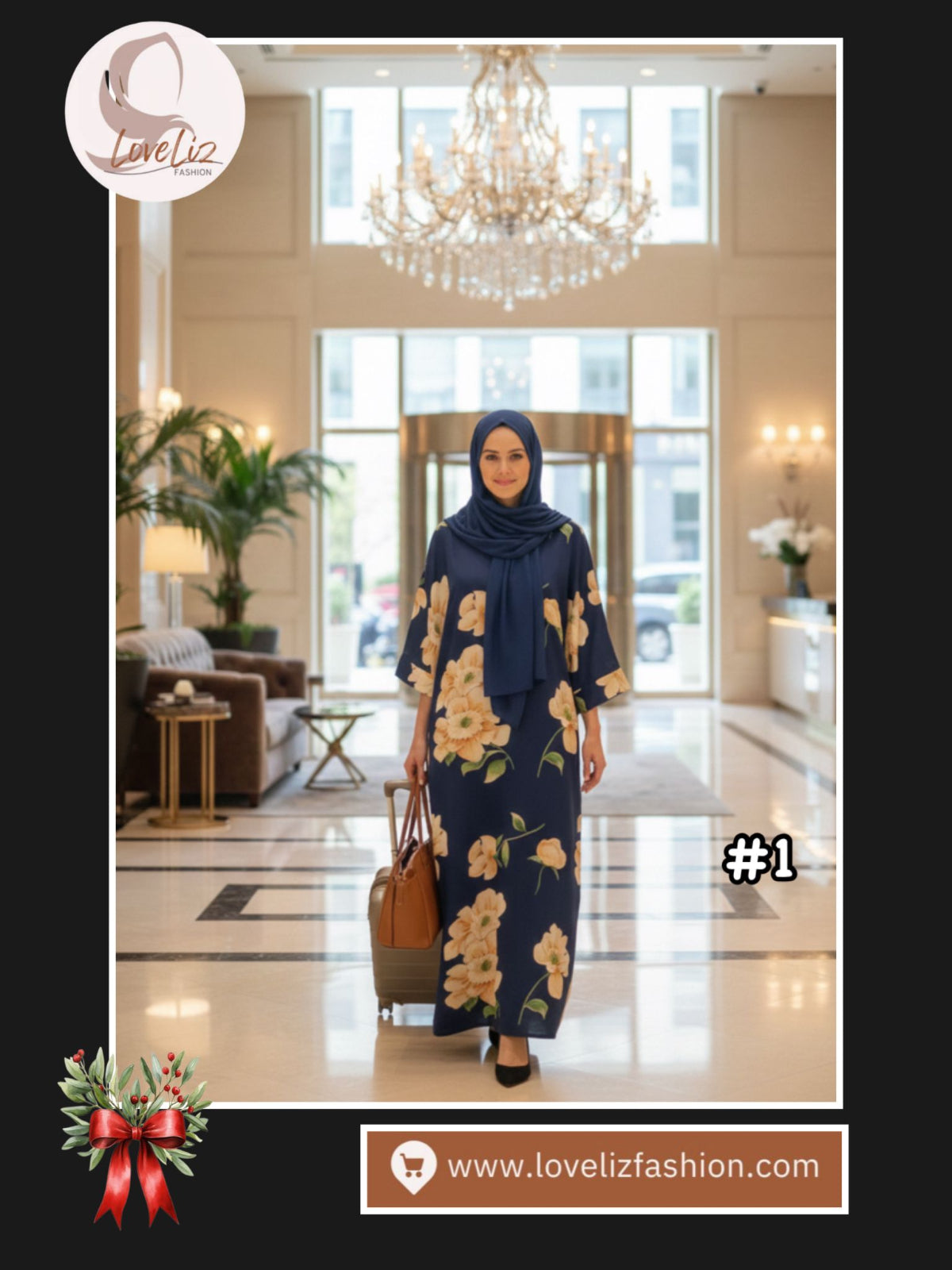 Long Printed Dress (LODR- 1007/2) (#FFKNG)