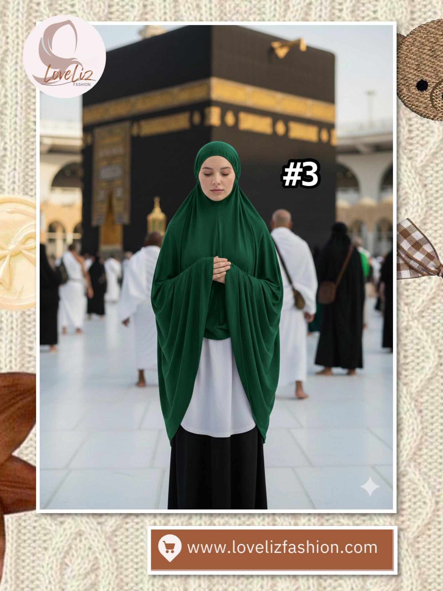 Mini Travelling Telekung Top Only (TKG_0126/001)