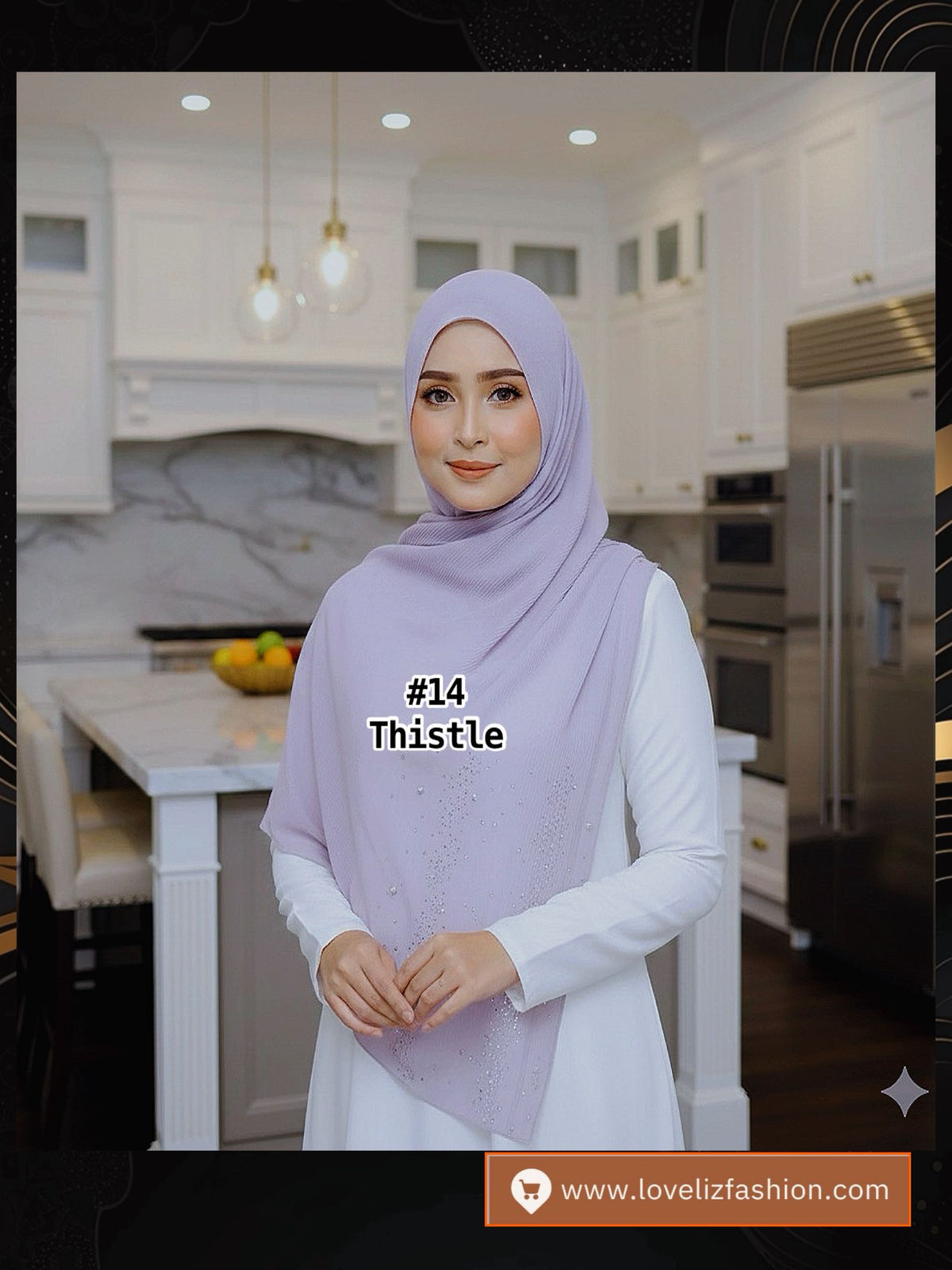 Shawl Chiffon Pleated Crush (SHL_0326/044)