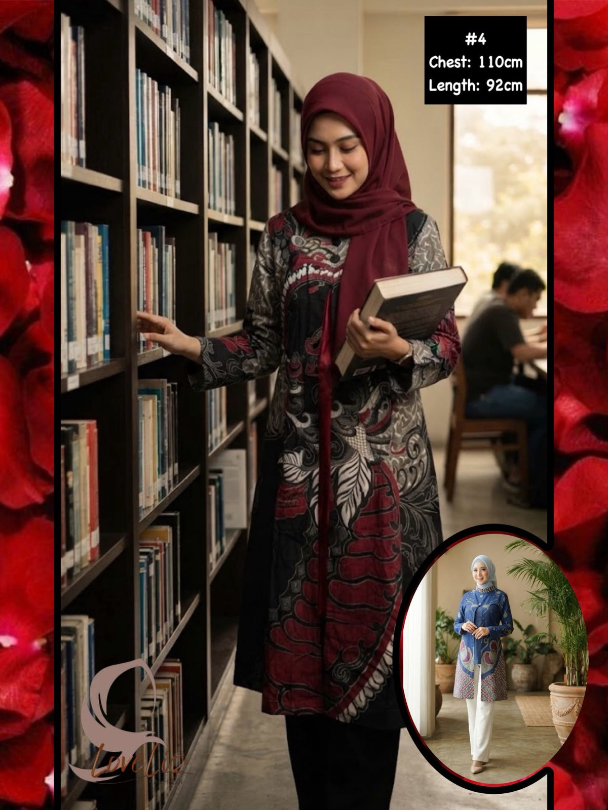 Batik Long Cardigan Styled Tunic (BADR_1026/006) (#ANIS)