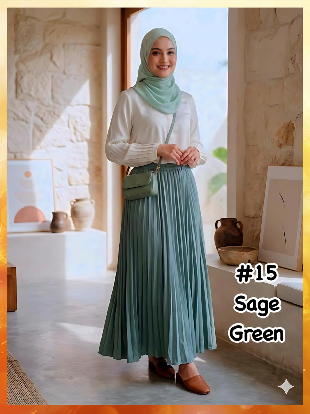 Pleated Skirts (SKT_0426/003) (#102KNG)