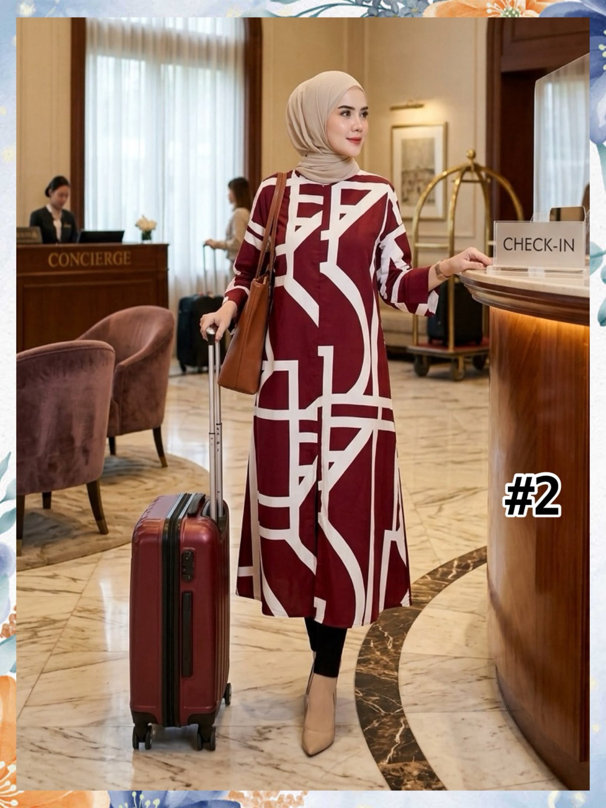 Modern Round Neck Dress (BLS_0526/010) (#235KA)
