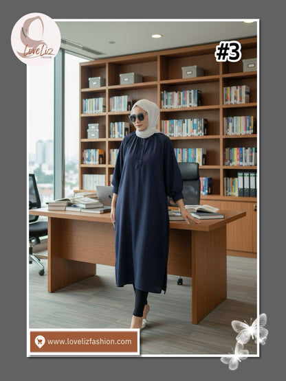 TOP Plain Blouse (BLSE-1023) (#KNGP13)