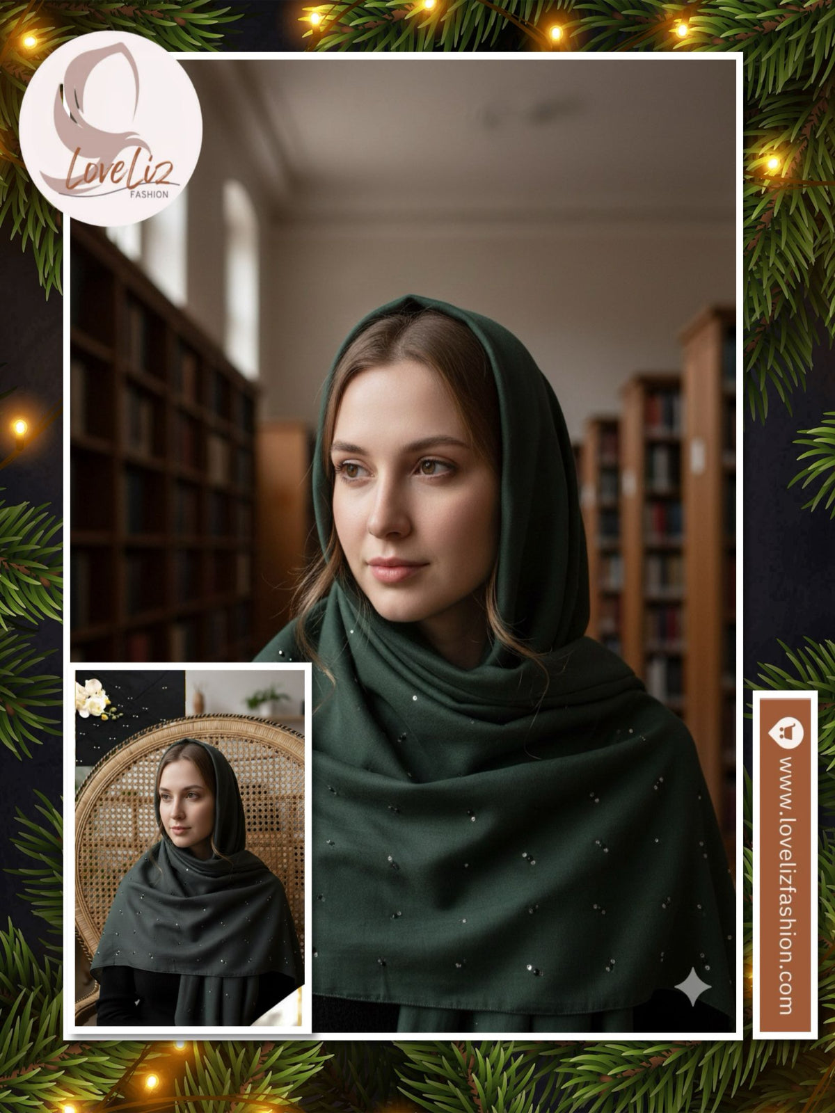 Cotton Bawal with Diamante Pattern (BWL_0126/009)