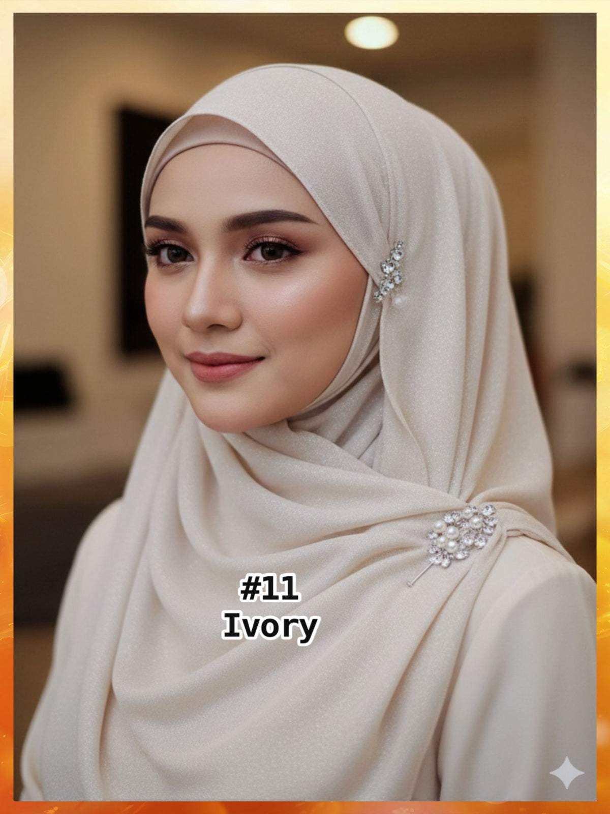 Bawal  Chiffon Shimmering (BWL_0226/029) (#ABS)