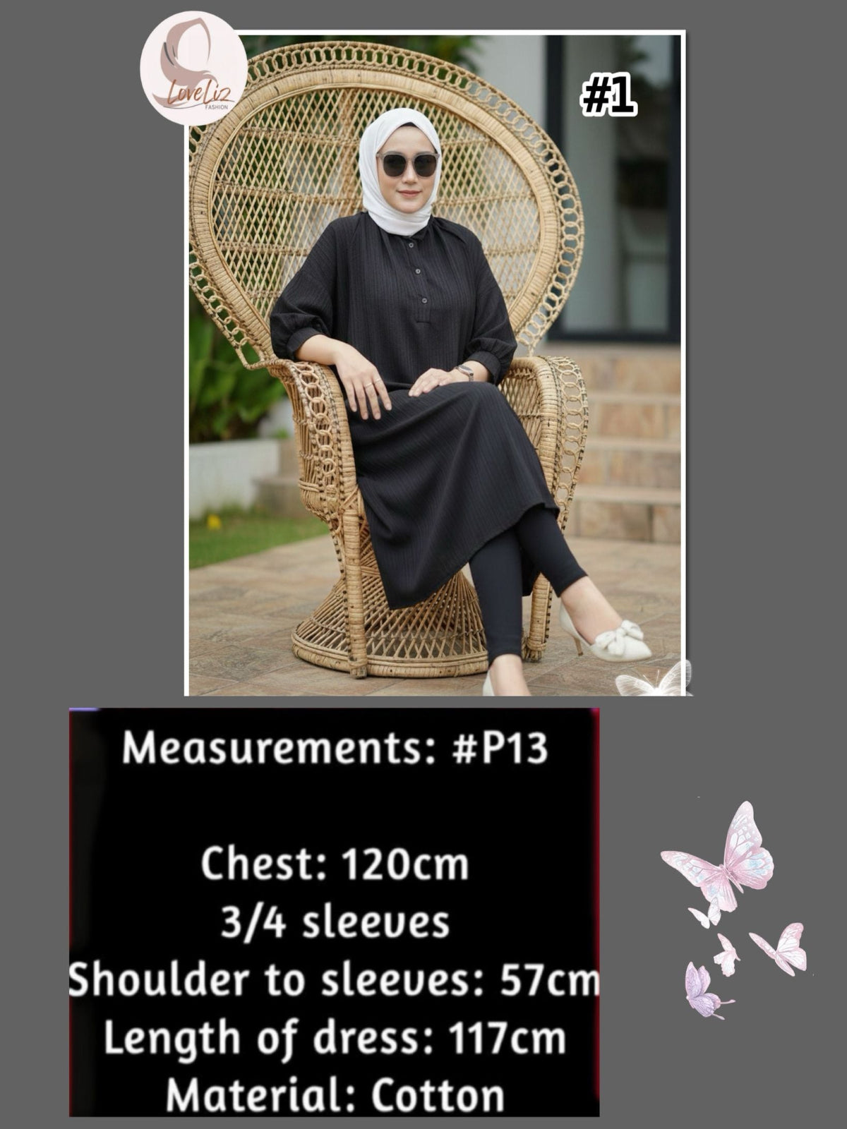 TOP Plain Blouse (BLSE-1023) (#KNGP13)