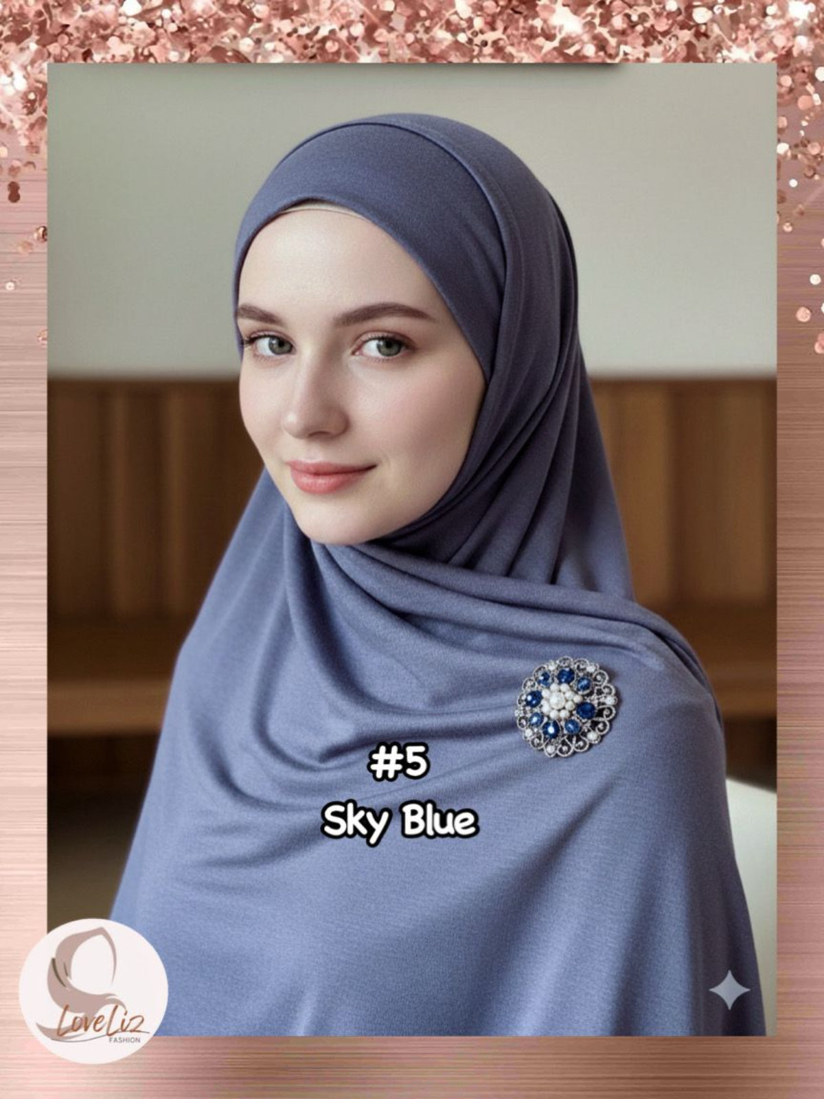 Instant Shawl Jersey Inner Neck (ISHL_0126/001) (#MM)