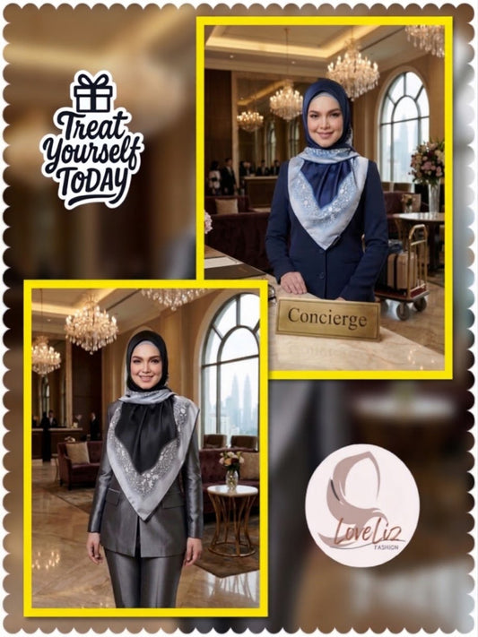 Bawal Siti Nurhaliza Signature (BWL_1026/024) (🦋 3 pcs for $30/-🦋 🔥 5 pcs for$40/-🔥)