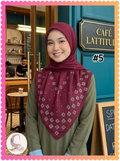 Bawal Cotton Batu Permata Hati Diamante (BWL_0426/004) (#MKNW)