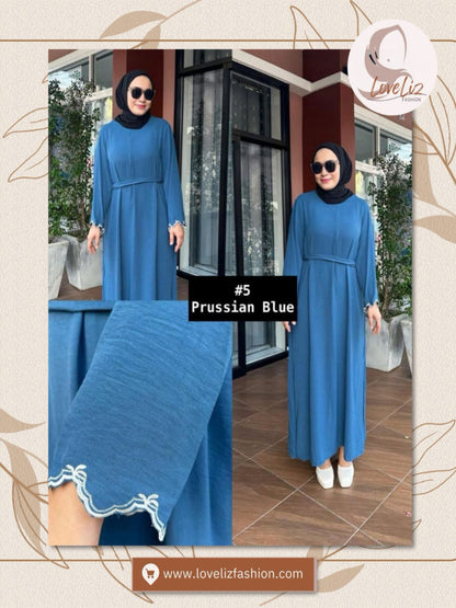 Long Dress Hand Embroidery (LDR_0326/009) (#P232KNG)